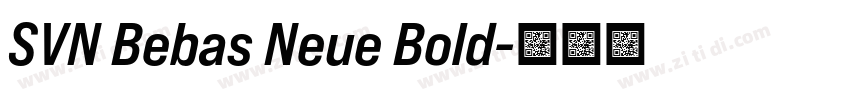 SVN Bebas Neue Bold字体转换 SVN Bebas Neue Bold字体转换